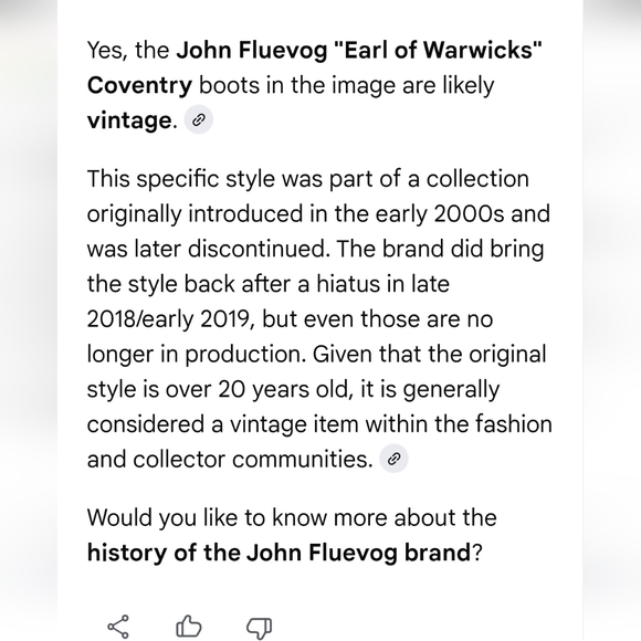 Vintage John Fluevog Earl Of Warwick Conventry Brown Size 9 Boots - Picture 11 of 12